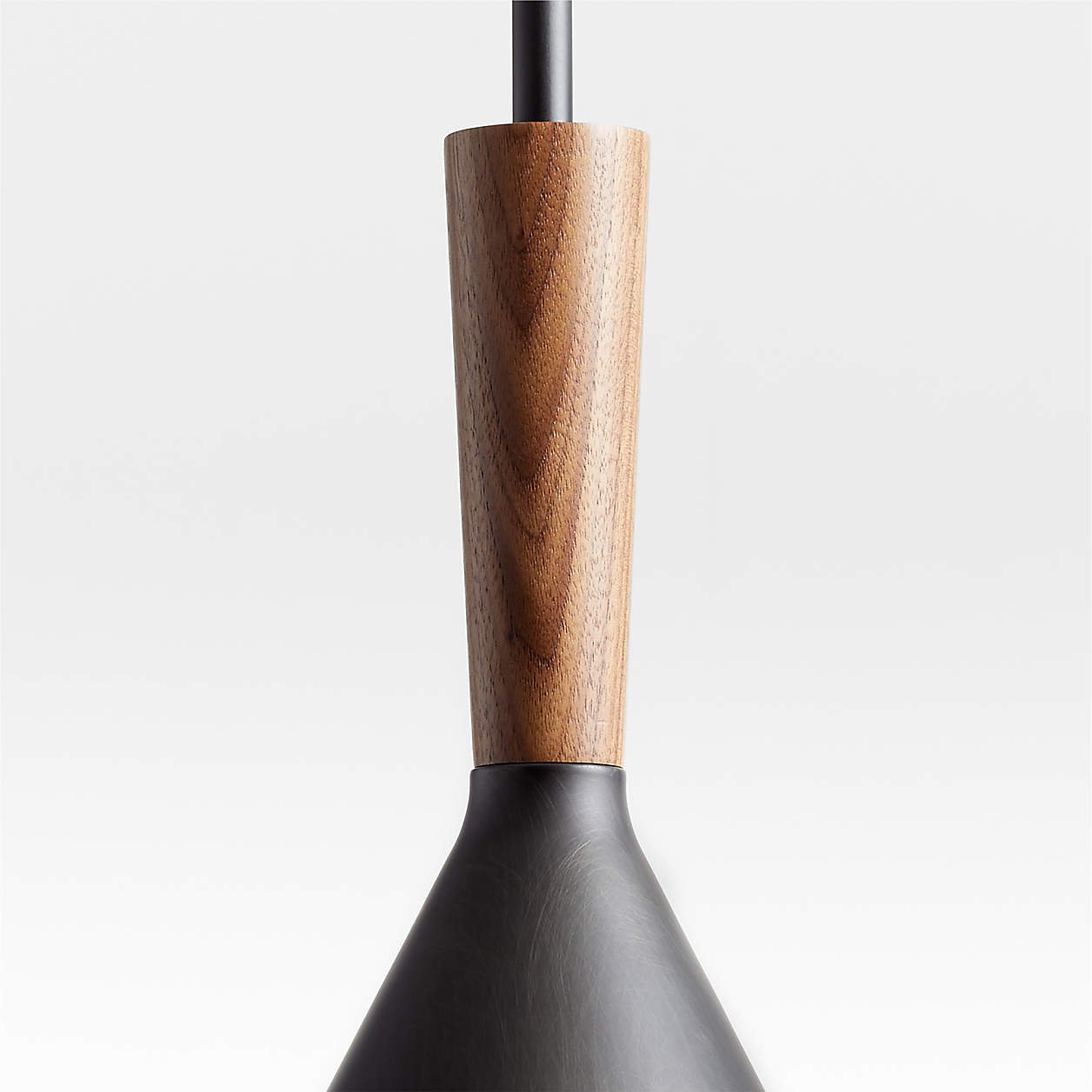 Weston Black Mid-Century Modern Pendant Light 11″ - Image 2