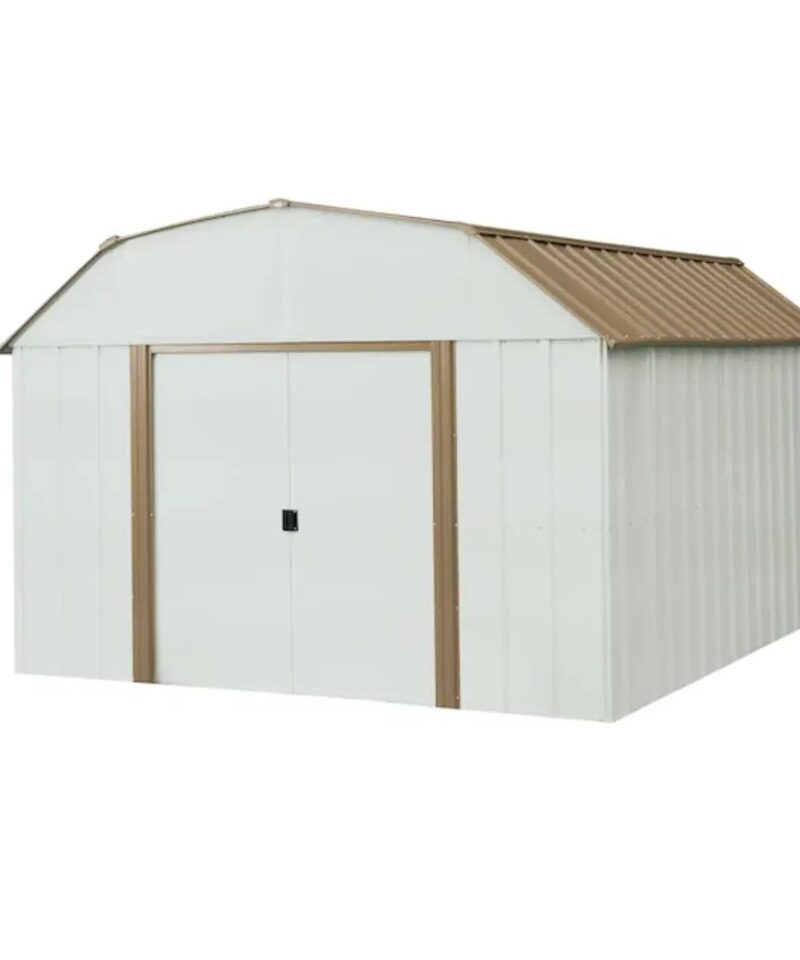 10 ft x 14 ft Lexington Galvanized Steel Storage Shed