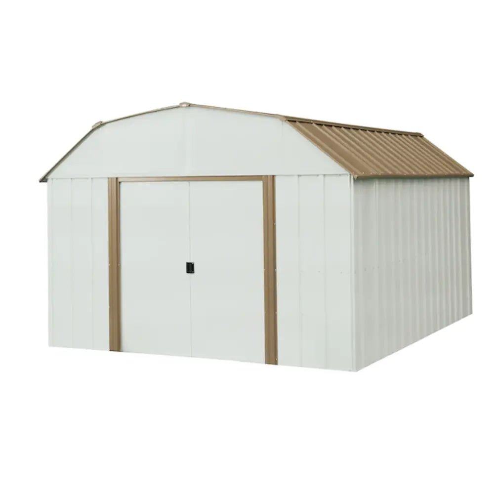 10 ft x 14 ft Lexington Galvanized Steel Storage Shed