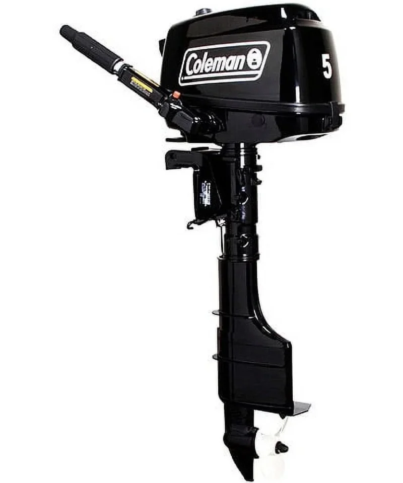 Coleman Powersports 5 HP 4 Stroke Outboards Boat Motors with Easy Pull Start F5BMS