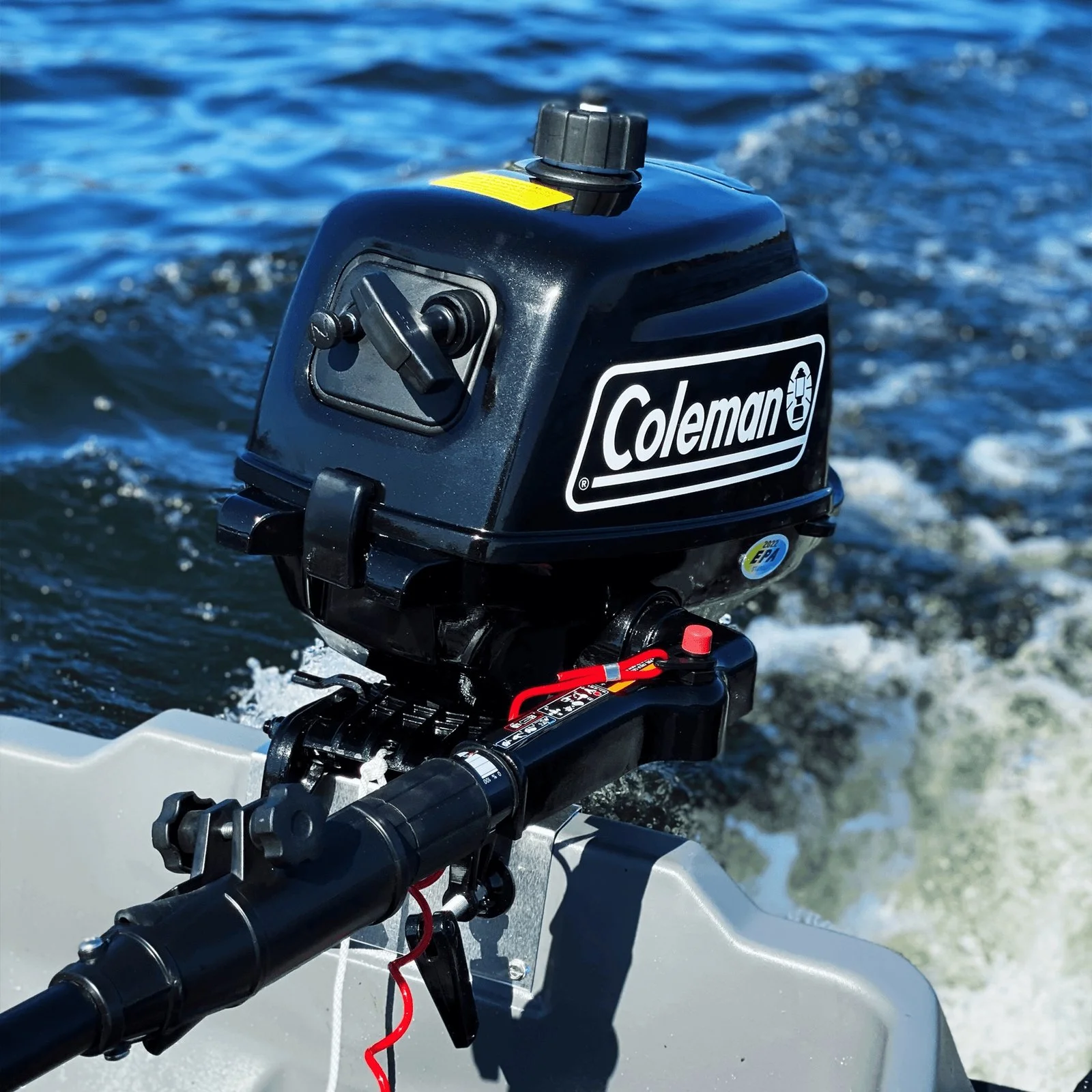 Coleman Powersports 5 HP 4 Stroke Outboards Boat Motors with Easy Pull Start F5BMS - Image 5