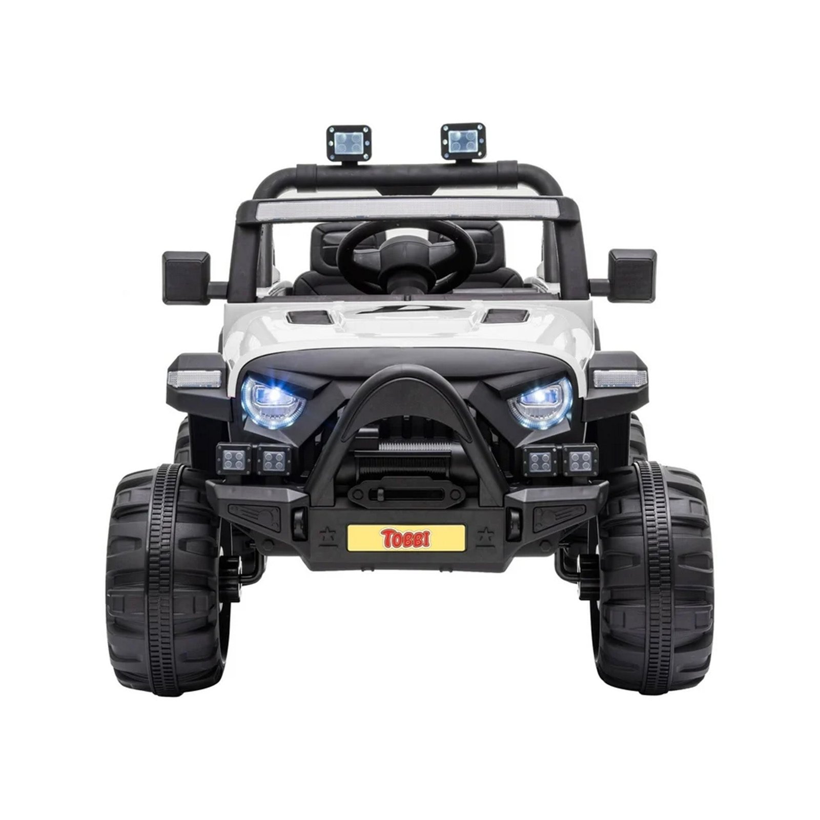 12 Volt Electric Remote Control Kids Toy Fun Vehicle Ride On Truck, White - Image 10