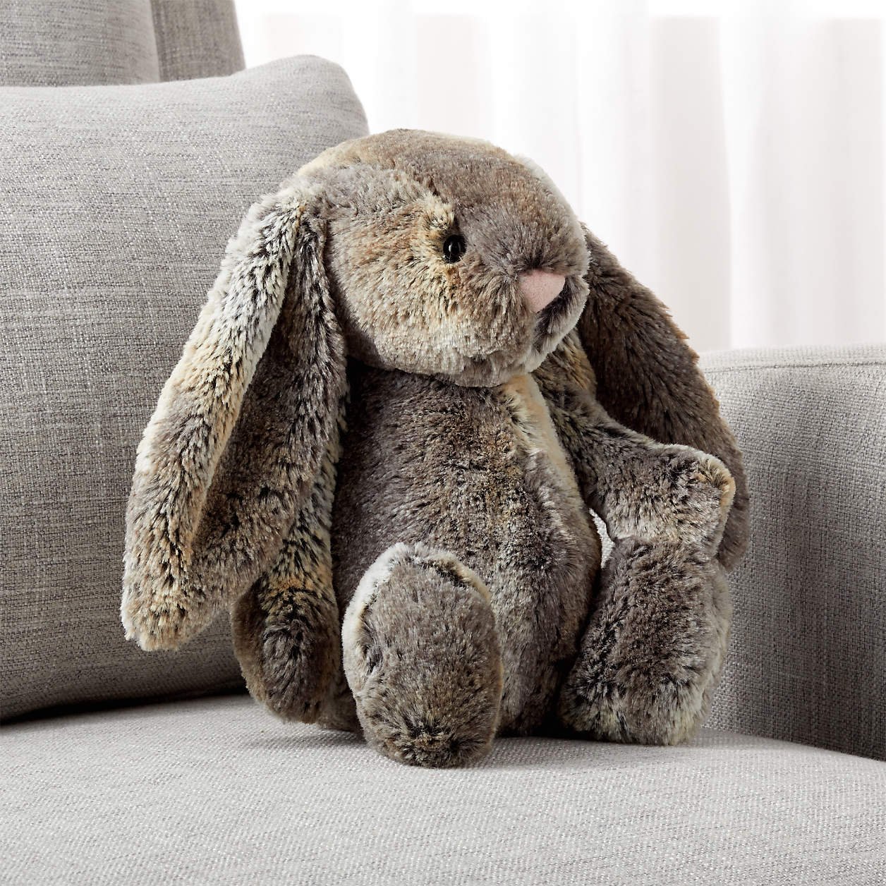 Bashful Woodland Bunny Kids Stuffed Animal - Image 9