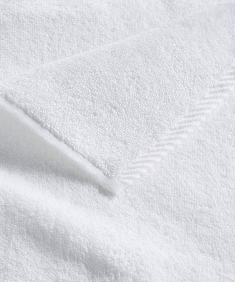 Quick-Dry White Organic Cotton Washcloth