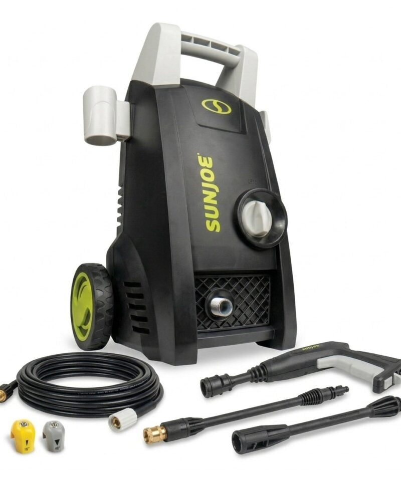 Electric Pressure Washer with 11-Amp Motor and 1.1 GPM, SPX1000 – Portable Water Cleaner with Adjustable Spray Wand for Car, Garden, and Patio Washing and Cleaning