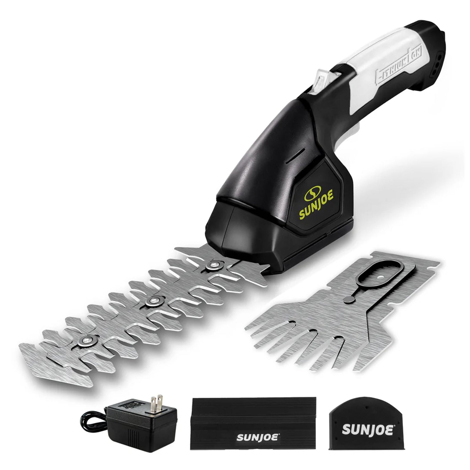 2 in 1 Cordless Handheld Grass Shear and Hedge Trimmer, 7.2-Volt, Black