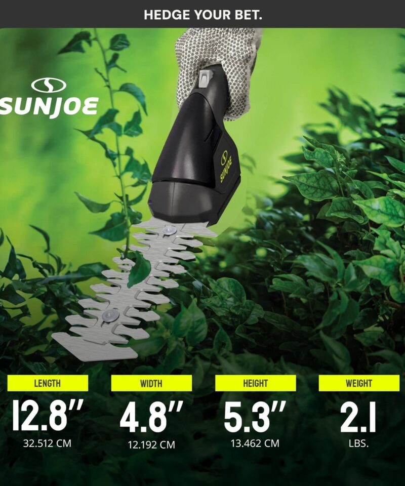 2 in 1 Cordless Handheld Grass Shear and Hedge Trimmer, 7.2-Volt, Black - Image 4