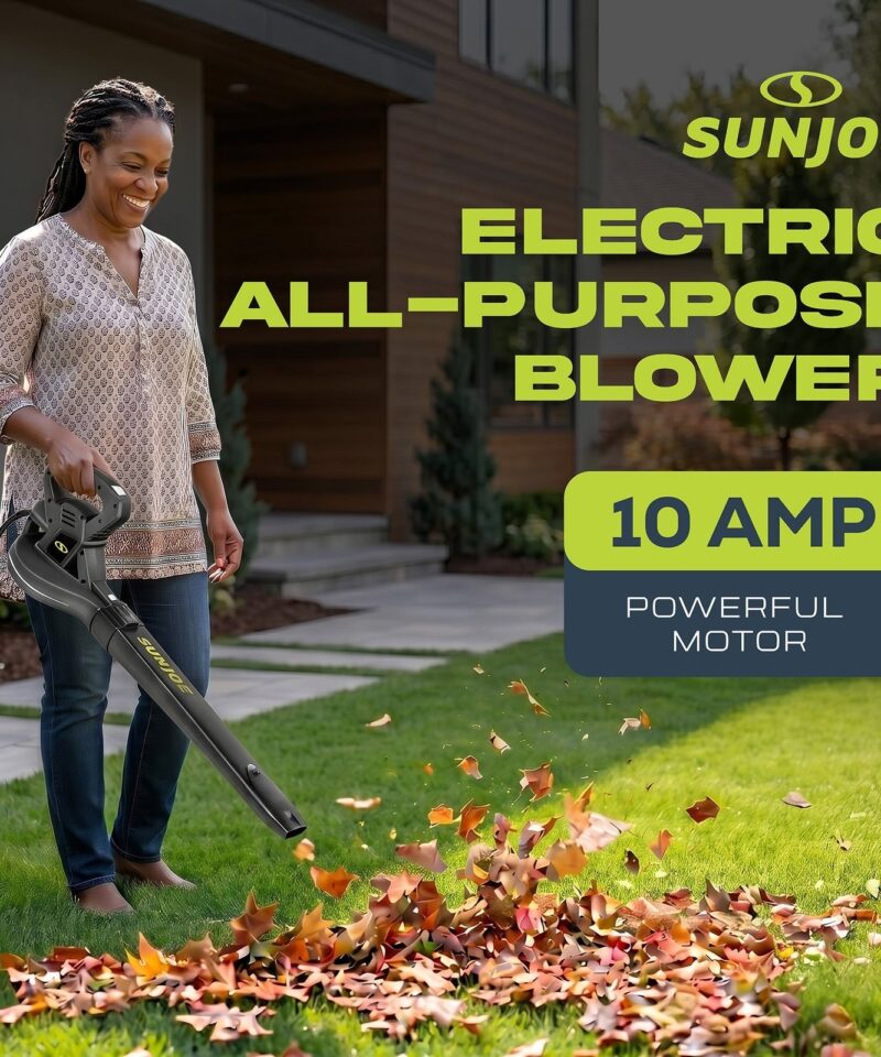 SBJ601E 120V 2-Speed Electric All-Purpose Blower with 100A Motor, 215 MPH Air Speed, and 240 CFM Airflow, Includes Concentrator Nozzle - Image 3