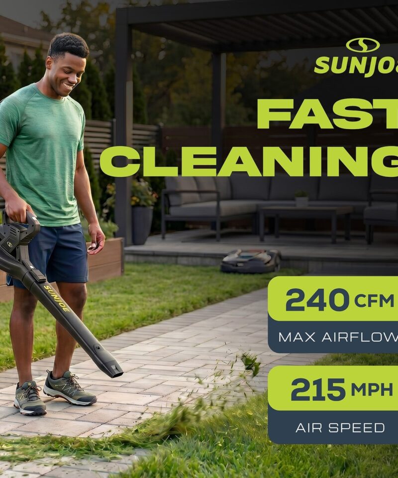 Alternative view of SBJ601E 120V 2-Speed Electric All-Purpose Blower with 100A Motor, 215 MPH Air Speed, and 240 CFM Airflow, Includes Concentrator Nozzle