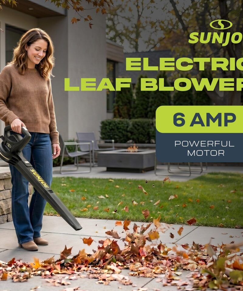 Alternative view of Electric All Purpose Leaf Blower 6 Amp Motor, 155 MPH Air Speed, SBJ597E