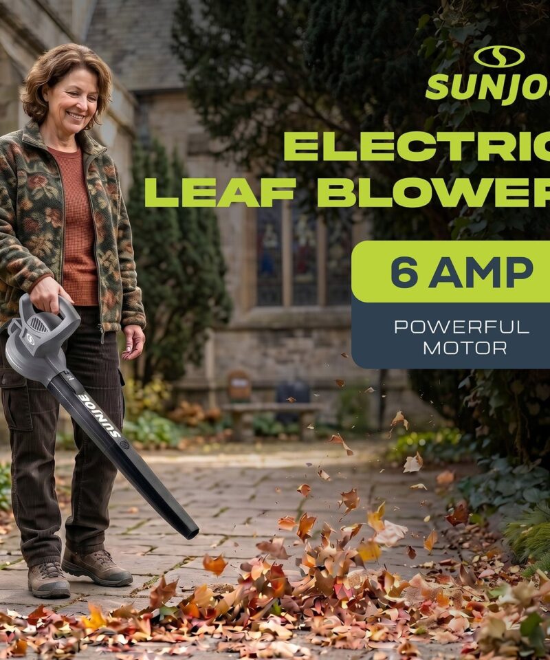 Electric All Purpose Leaf Blower, 6 Amp Motor, 155MPH Air Speed, SBJ597E - Image 2
