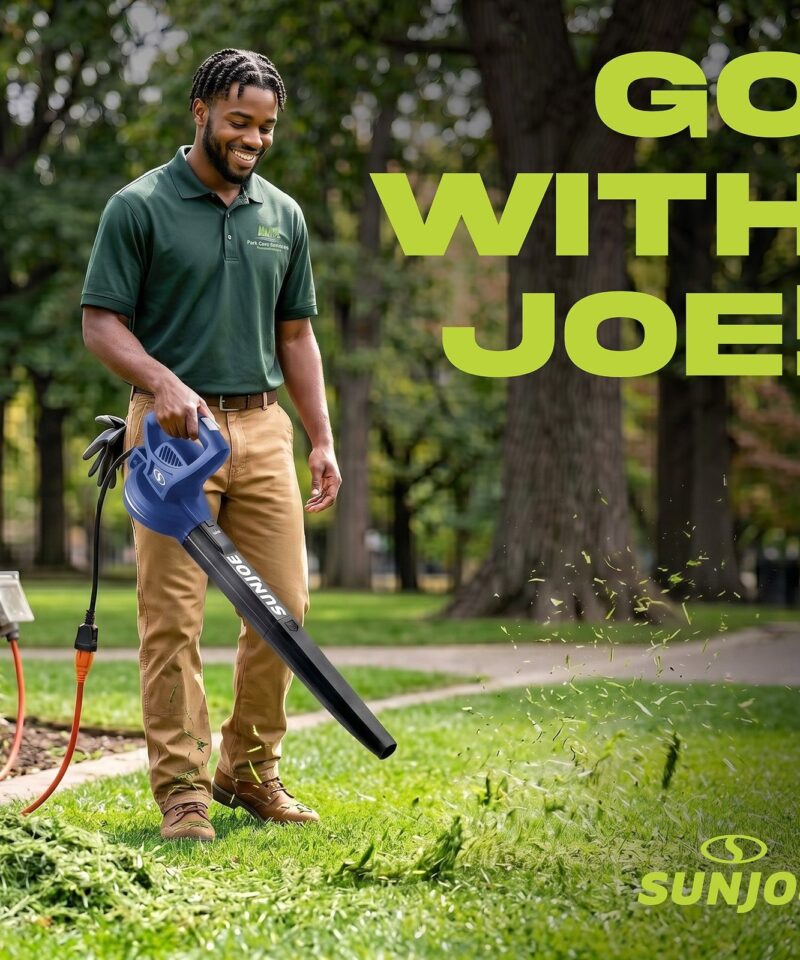 Electric All Purpose Leaf Blower, 6 Amp Motor, 155MPH Speed, SBJ597E-SJB - Image 5