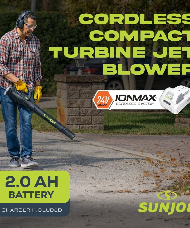 Alternative view of 24V-TB-LTE 24V Cordless IONMAX Compact Turbine Jet Blower, 100 MPH Air Speed, Battery and Charger Included