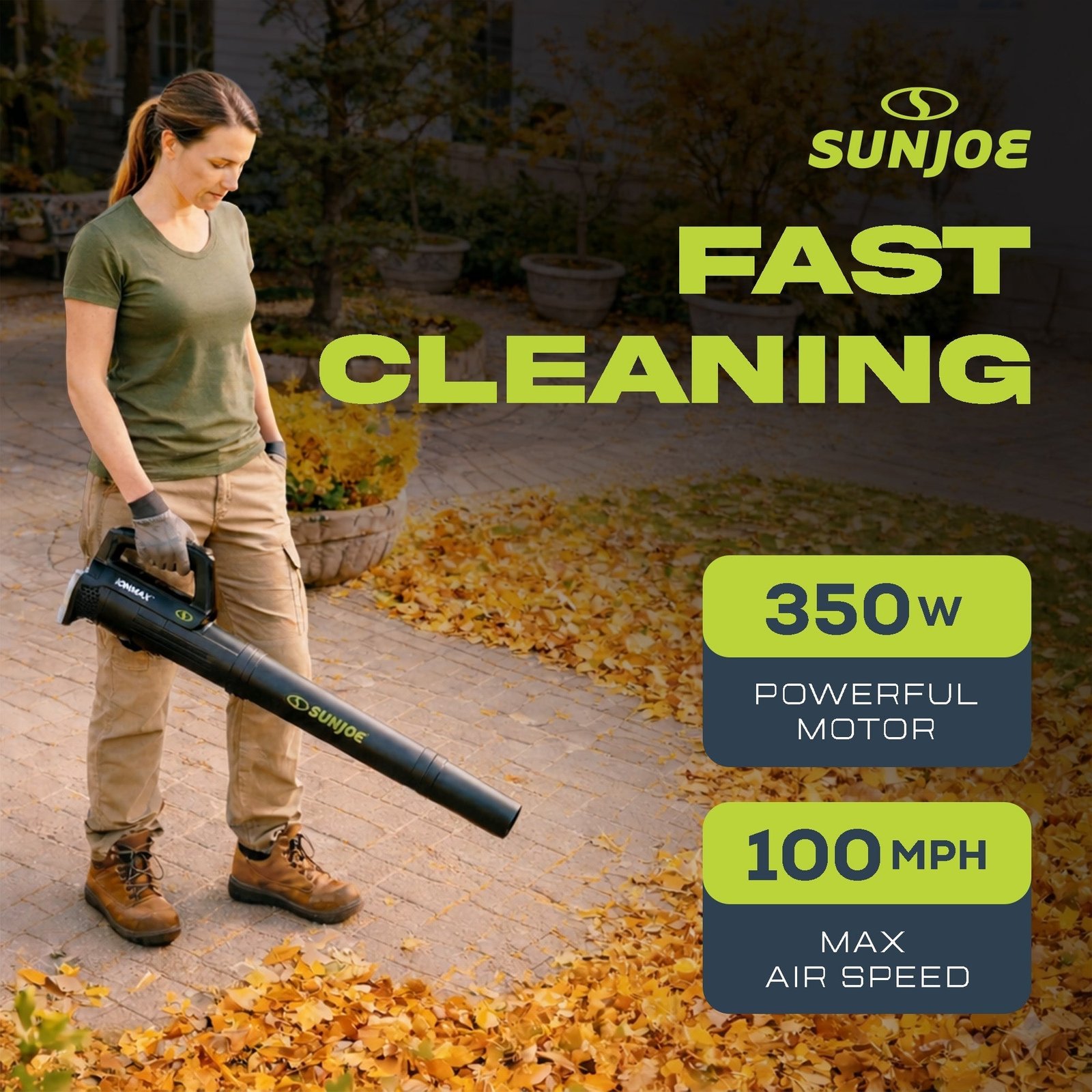 24V-TB-LTE 24V Cordless IONMAX Compact Turbine Jet Blower, 100 MPH Air Speed, Battery and Charger Included - Image 3