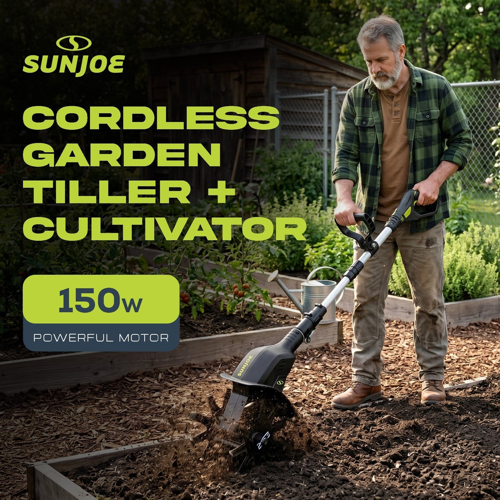 24V IONMAX Cordless Garden Tiller + Cultivator (Tool Only), 24V-TLR-CT - Image 2