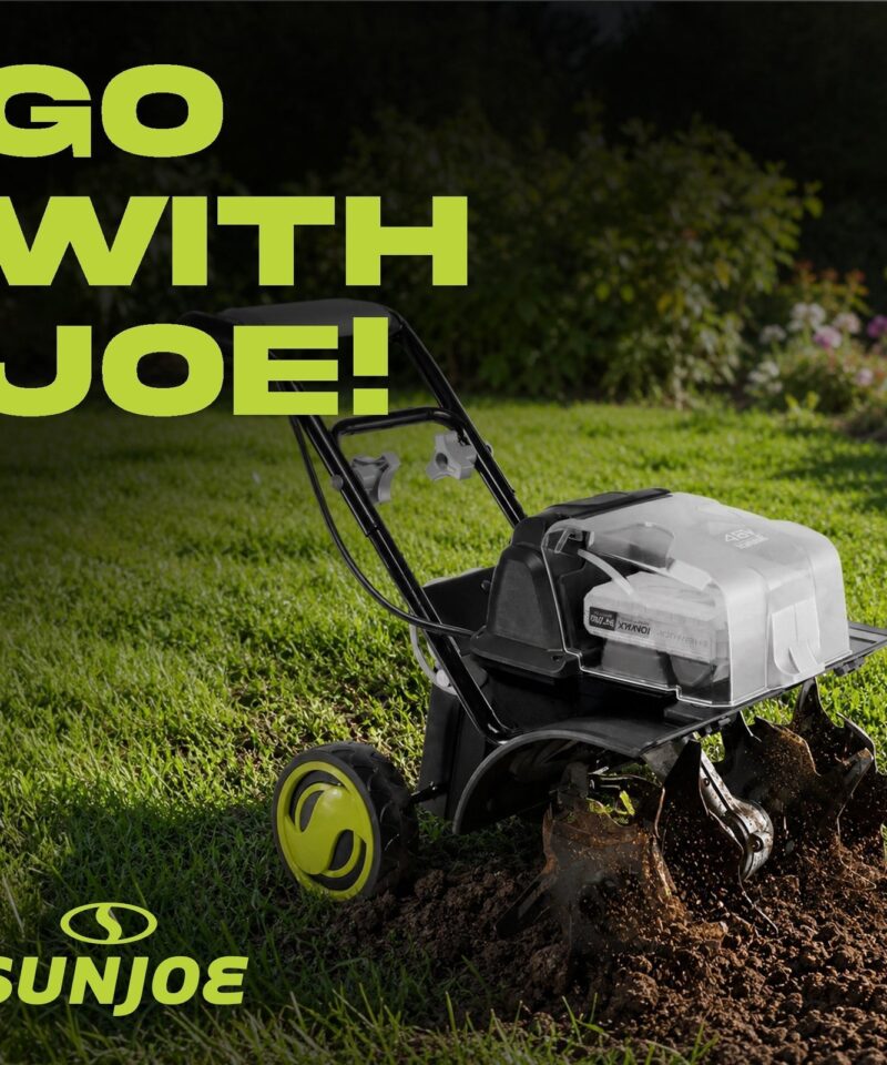 24V Cordless Garden Tiller Cultivator Accessory Kit, Black, 24V-X2-TLR14 - Image 5