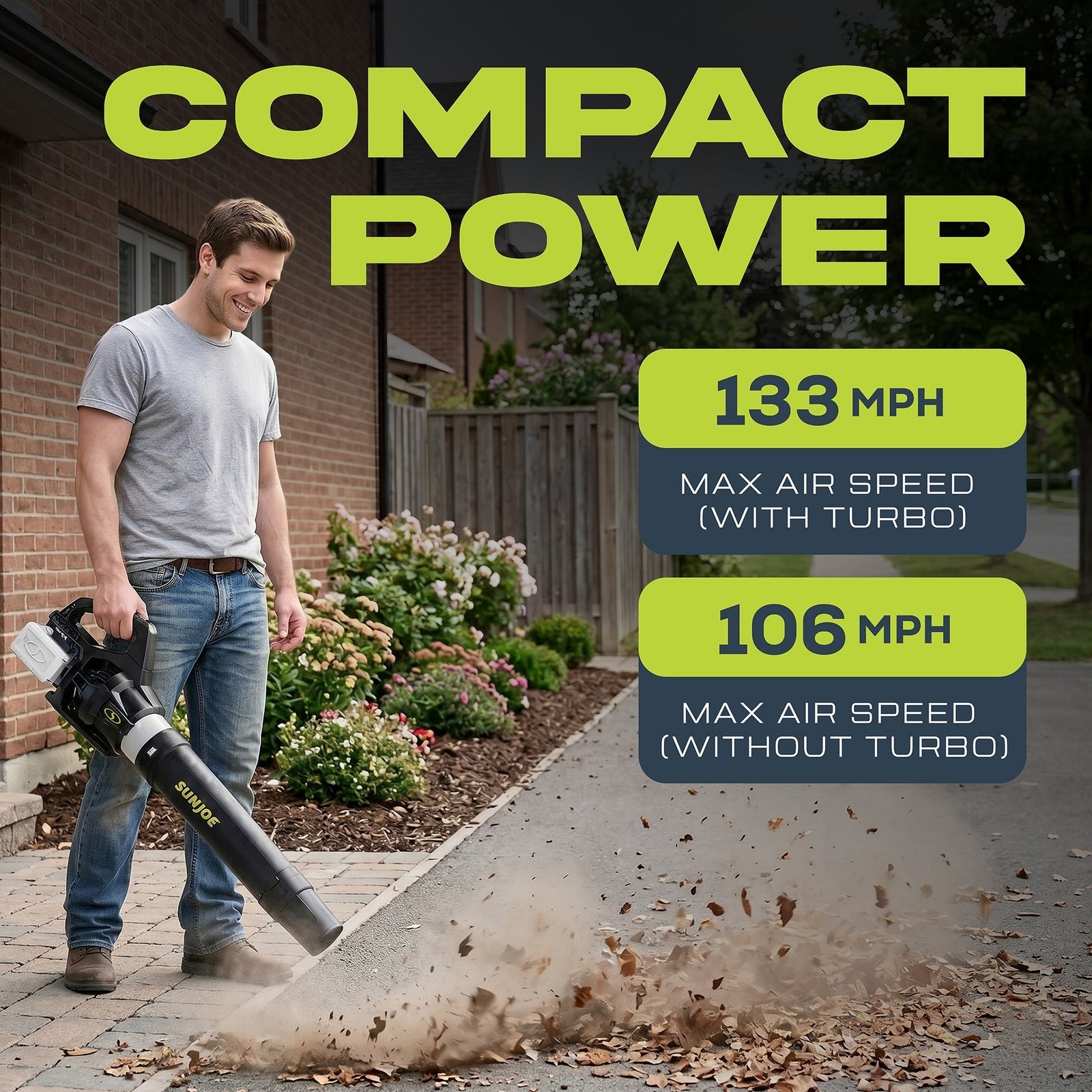 Cordless Brushless Turbine Jet Blower with Battery/Charger, 24V-X2-JB500 - Image 4
