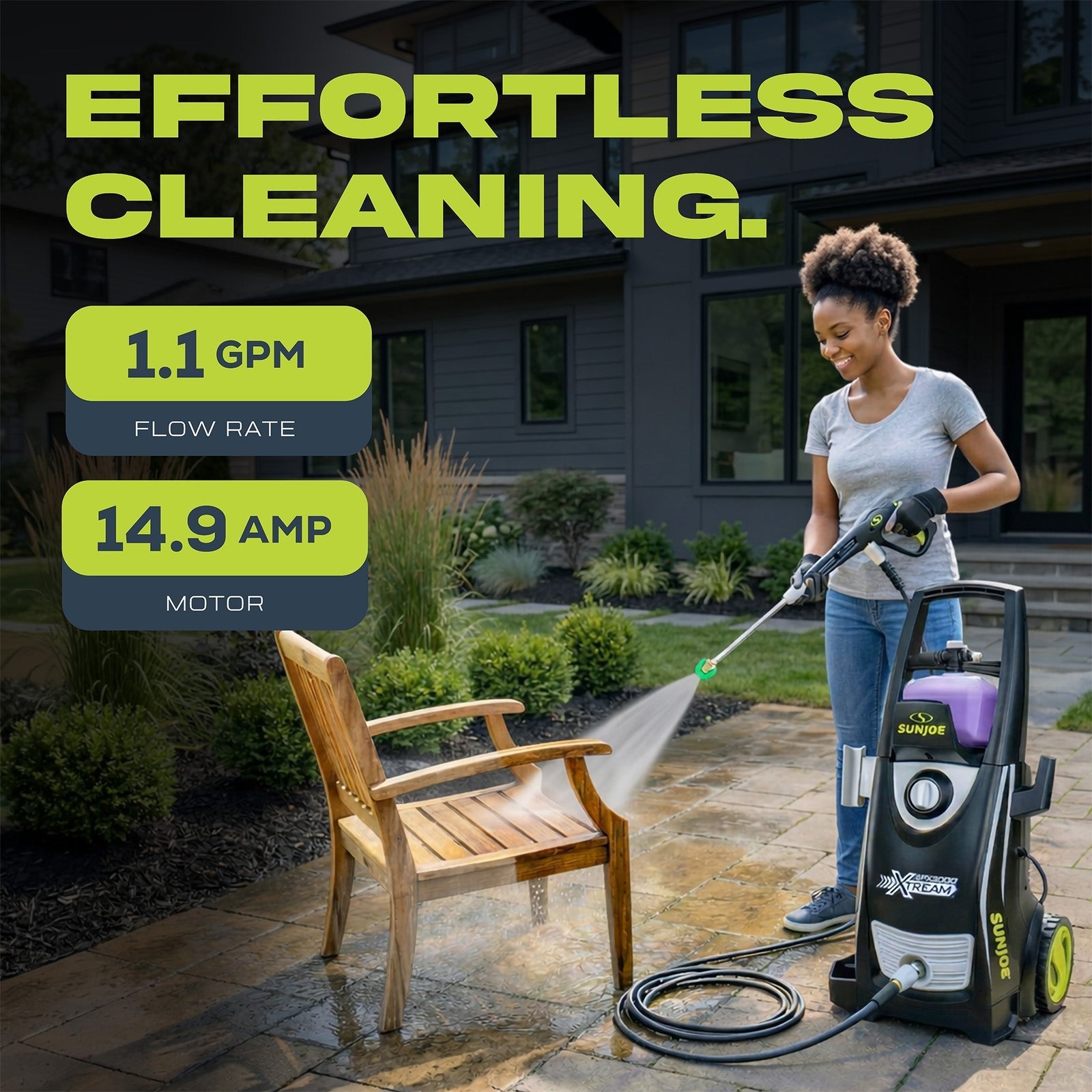 XTREAM Clean Electric Pressure Washer w/Wand, SPX3000-XT, PWMA Certified - Image 4