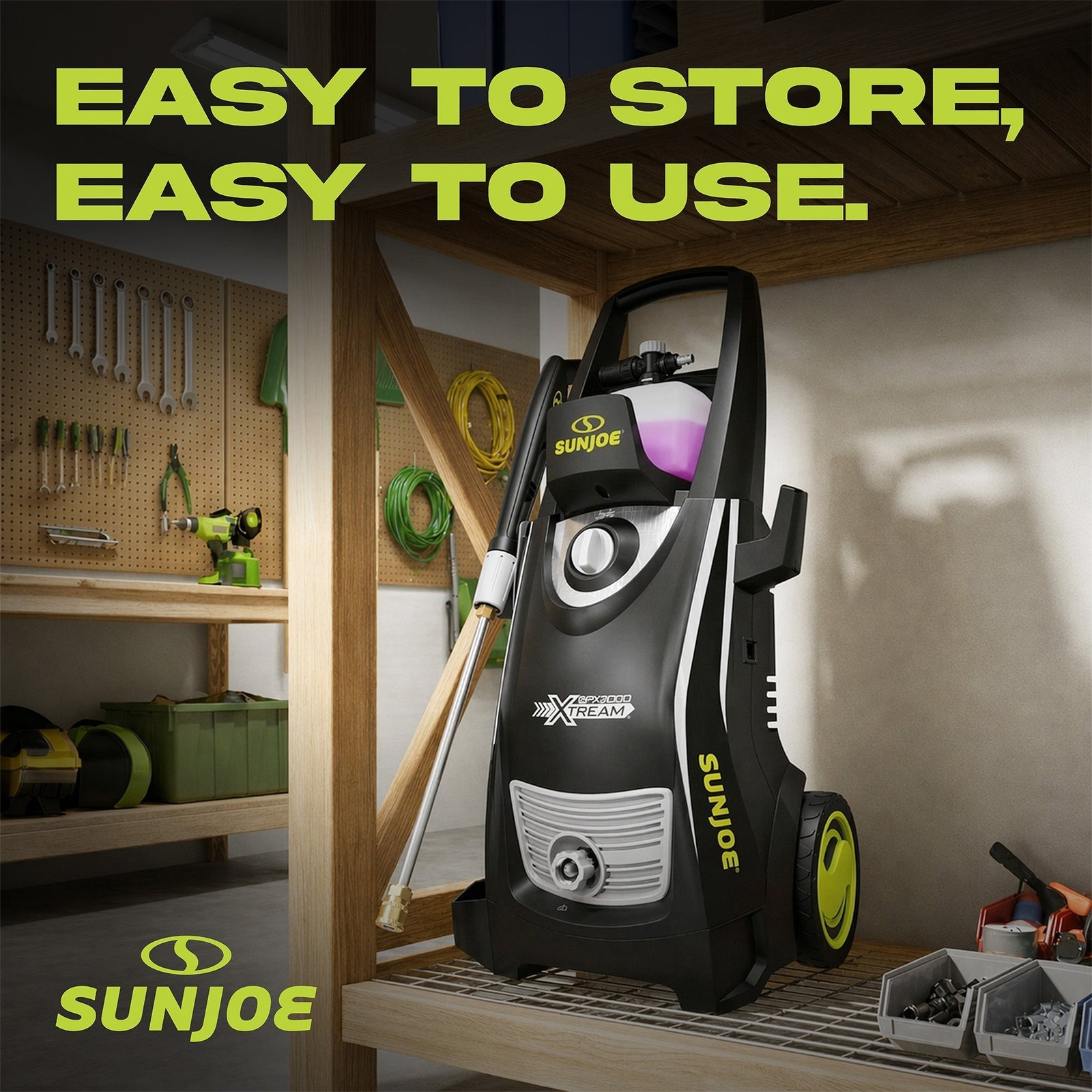SPX3000-XT1 XTREAM Pressure Washer with 14.9A Motor, Includes 4 Quick-Connect Nozzles, High-Pressure Hose, Garden Hose Adapter, and 35-Foot Power Cord - Image 5