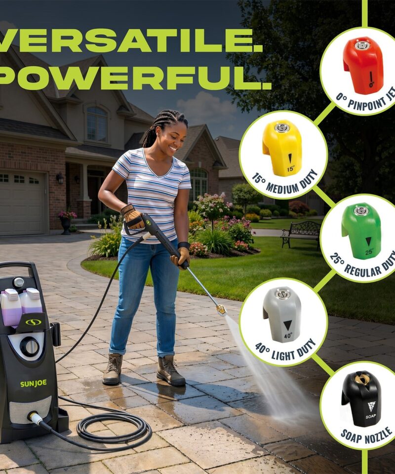 Electric Pressure Washer, Portable Power Washer with Wheels, SPX3000-PK1 - Image 3