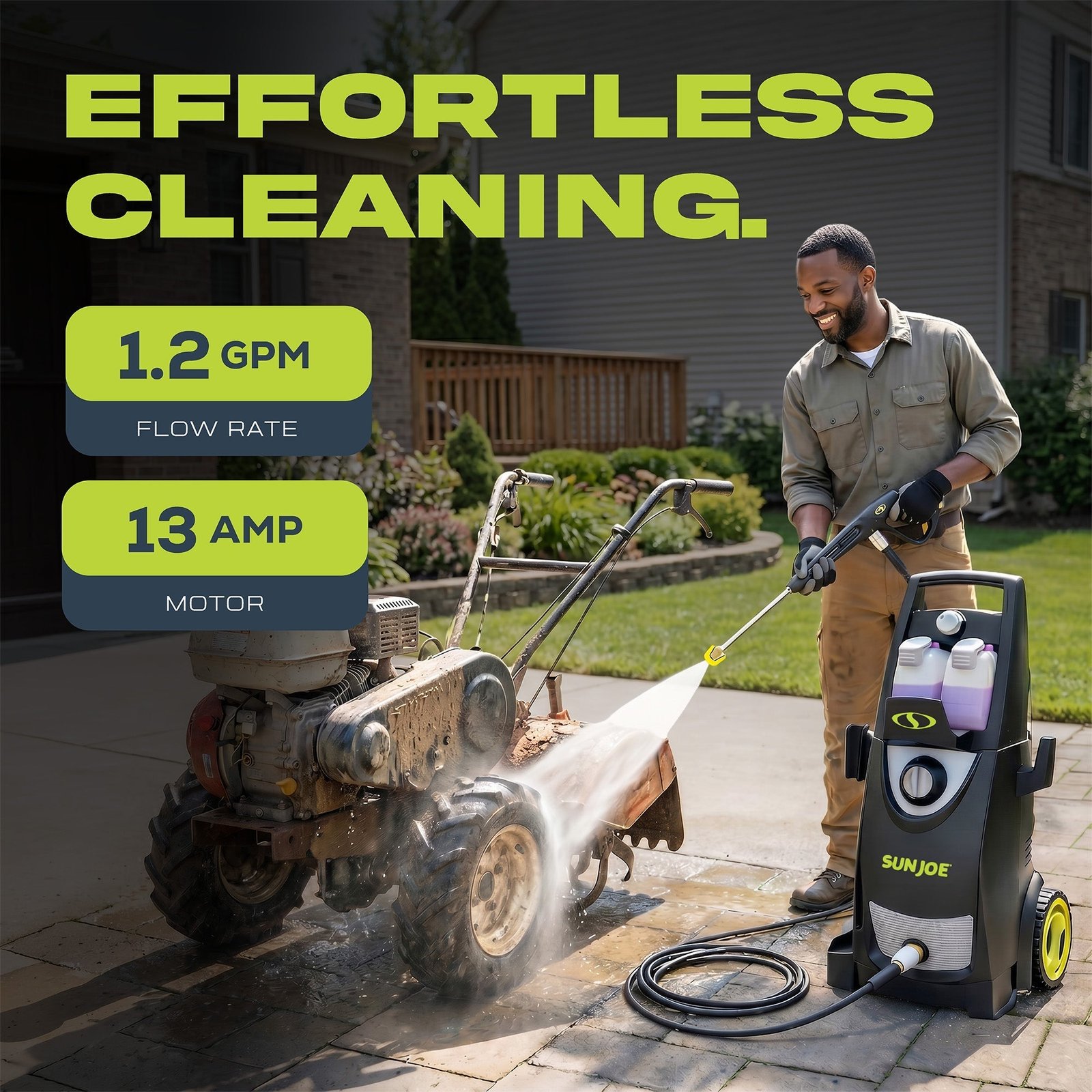 Electric Pressure Washer, Portable Power Washer with Wheels, SPX3000-PK1 - Image 4