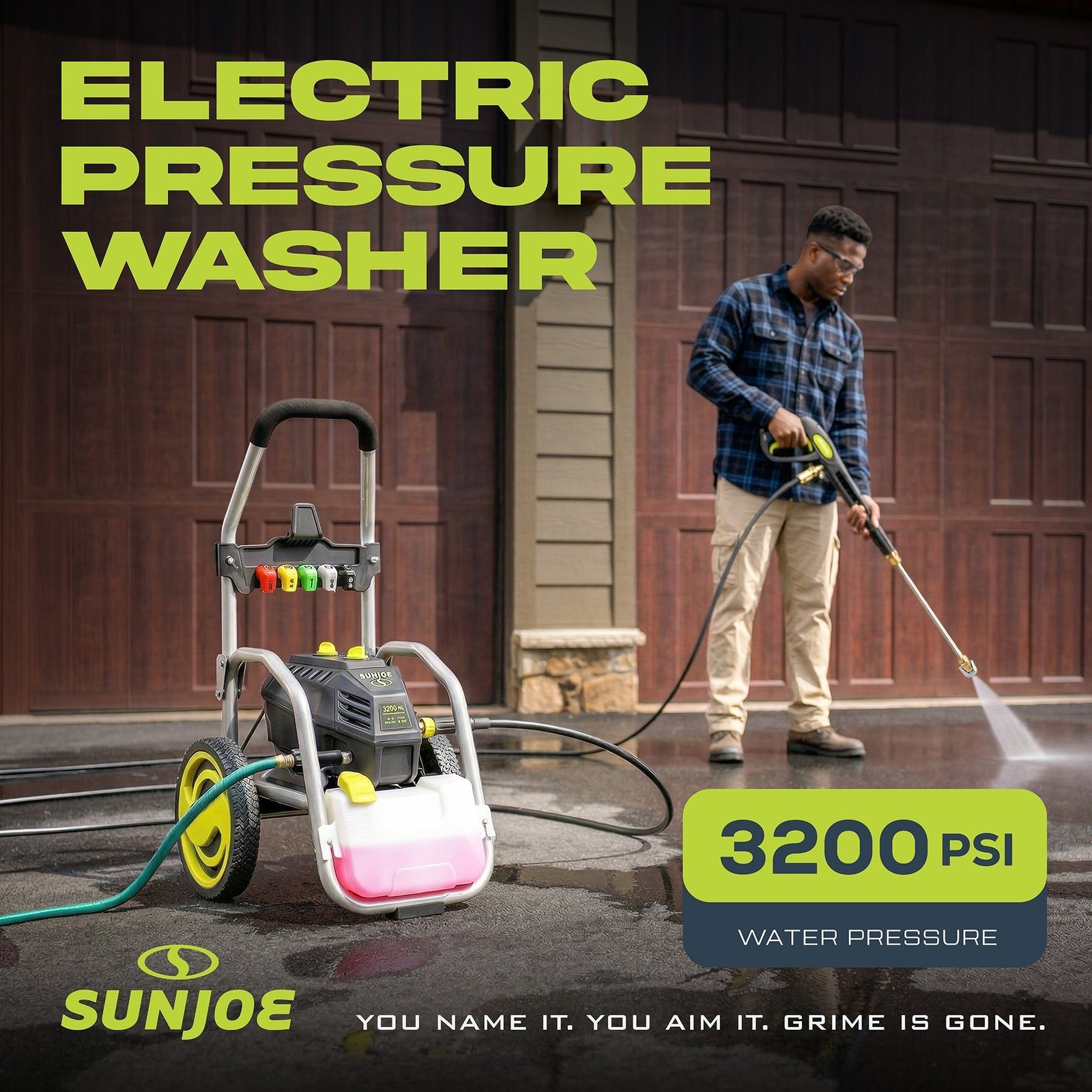 Electric Pressure Washer, Power Tool with 5 Quick Connect Tips, SPX4800 - Image 4