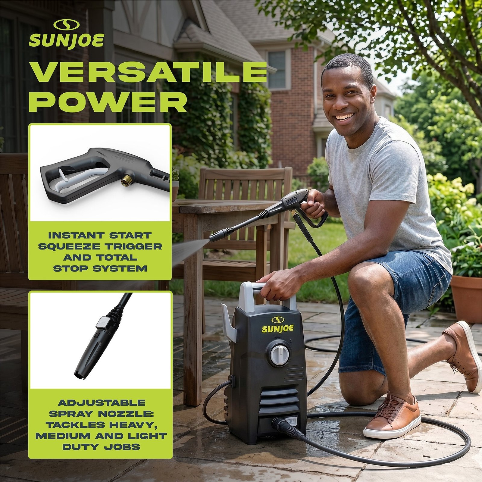 Electric Pressure Washer, Wand & Accessories, SPX205E-XT -PWMA Certified - Image 3