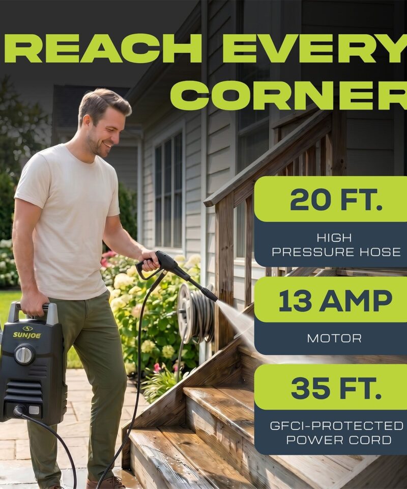 Electric Pressure Washer, Wand & Accessories, SPX205E-XT -PWMA Certified - Image 4