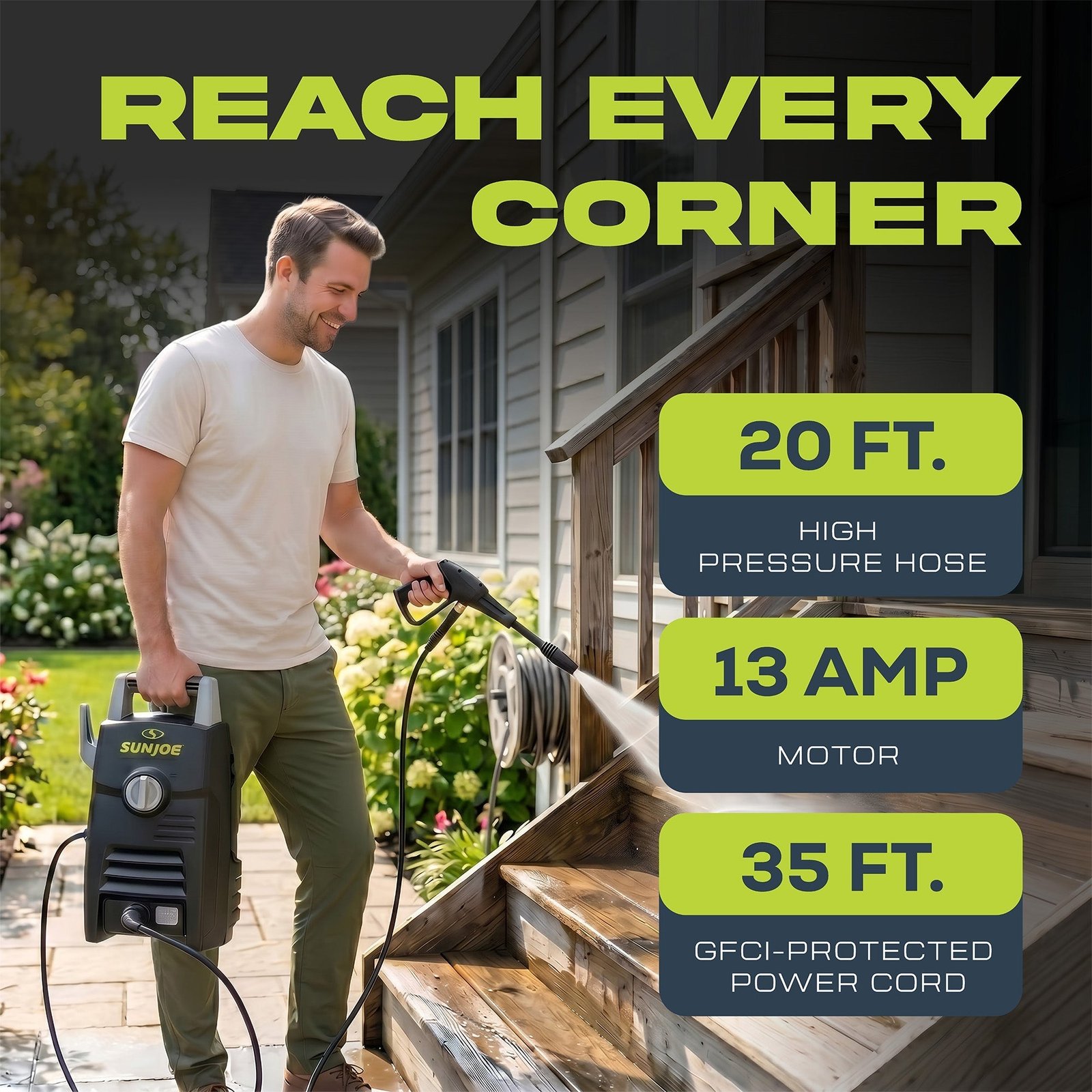Electric Pressure Washer, Wand & Accessories, SPX205E-XT -PWMA Certified - Image 4