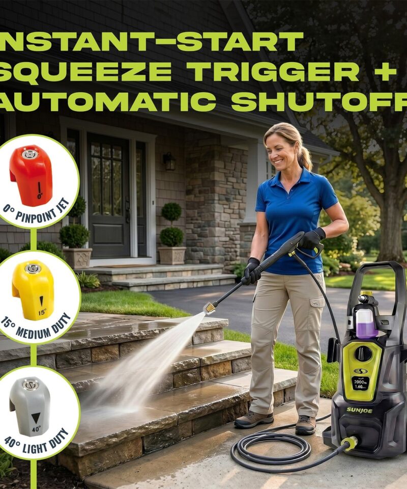 Electric Pressure Washer w/ Extension Wand, SPX2680-MAX, PWMA Certified - Image 3