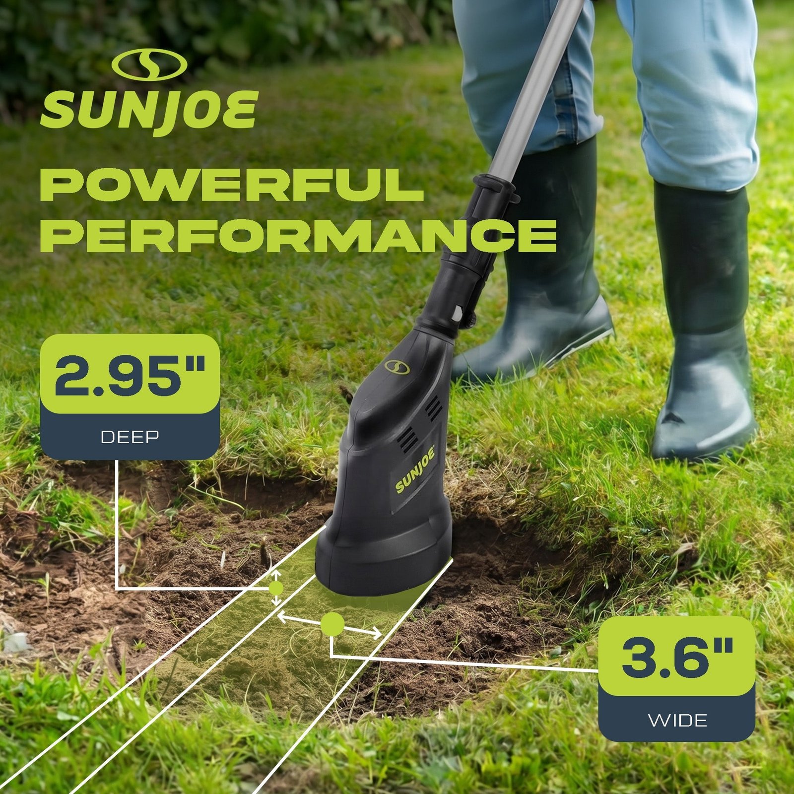 24V Claw Tiller and Cultivator for Small Scale Gardening, 24V-CTLR-LTE - Image 4