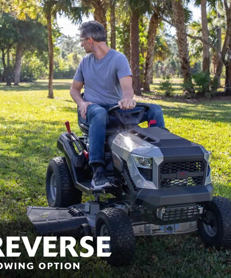 MT100 42 In. 13.5 HP 500Cc E1350 Series Briggs and Stratton Engine 6-Speed Manual Gas Riding Lawn Tractor Mower - Image 9