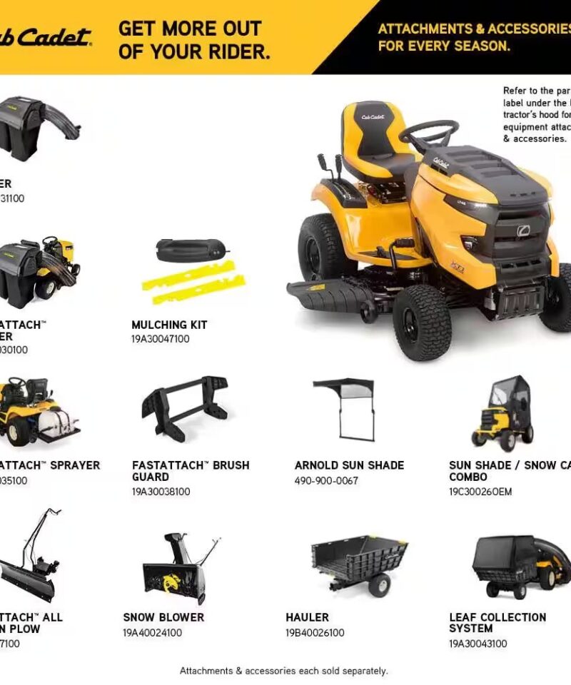 XT1 Enduro LT 46 In. 22 HP V-Twin Kohler 7000 Series Engine Hydrostatic Drive Gas Riding Lawn Tractor - Image 3
