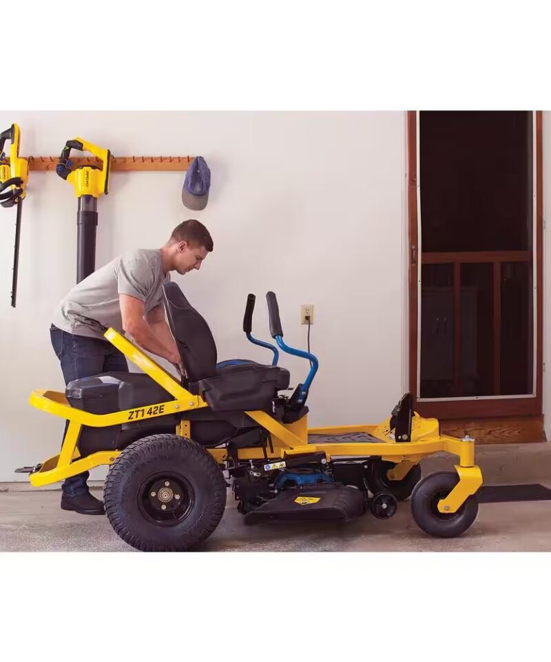 Ultima ZT1 42 In. 56-Volt MAX 60 Ah Battery Lithium-Ion Electric Drive Zero Turn Mower - Image 9