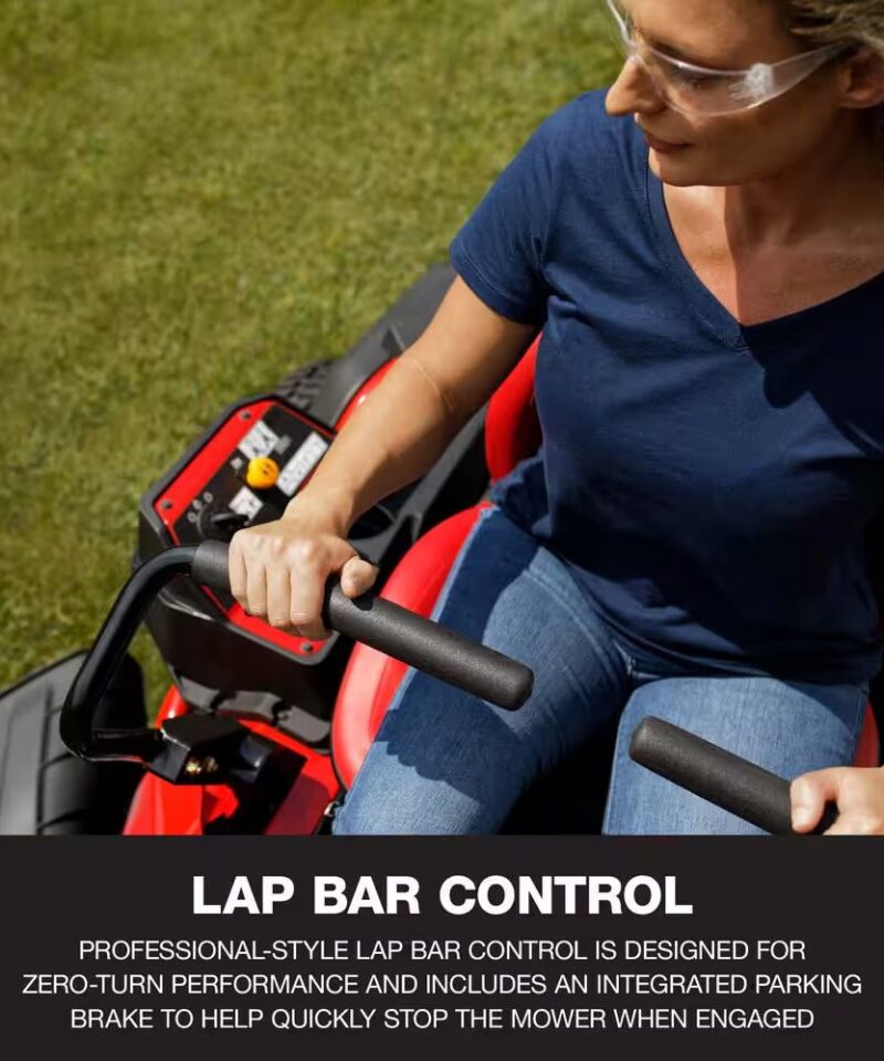 54 In. 24 HP V-Twin Kohler 7000 Series Engine Dual Hydrostatic Drive Gas Zero Turn Riding Lawn Mower - Image 4
