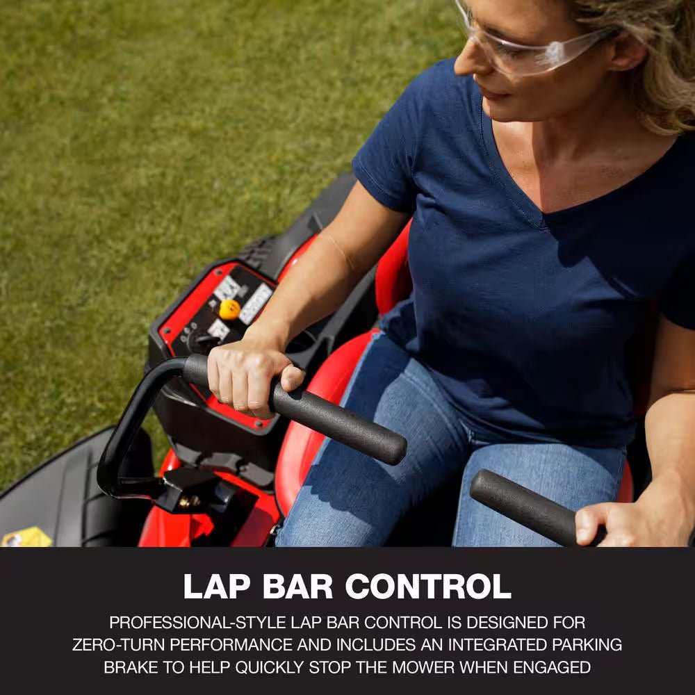 54 In. 24 HP V-Twin Kohler 7000 Series Engine Dual Hydrostatic Drive Gas Zero Turn Riding Lawn Mower - Image 4