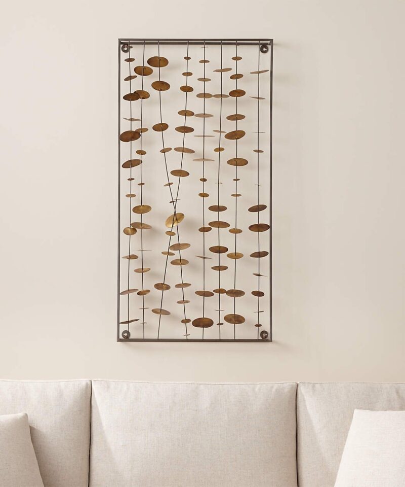 “Chimes” Metal Wall Art Sculpture 23.5″x46″ - Image 2