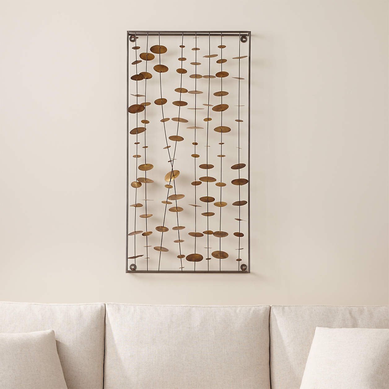 “Chimes” Metal Wall Art Sculpture 23.5″x46″ - Image 2