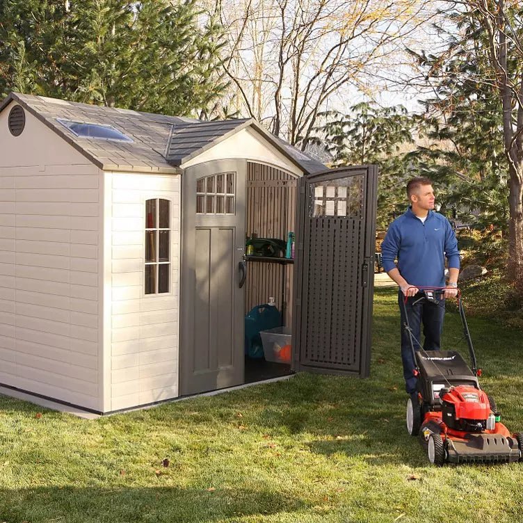 Alternative view of 10ft x 8ft Outdoor Storage Shed with Carriage Doors