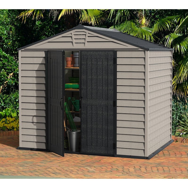 StoreMax Plus 10.5×8 Ft with Molded Floor Vinyl Storage Shed