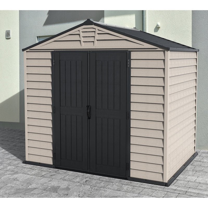 StoreMax Plus 10.5×8 Ft with Molded Floor Vinyl Storage Shed - Image 3