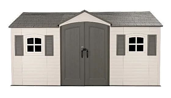 Alternative view of Lifetime Legacy 15×8 Plastic Storage Shed Kit w/ Floors