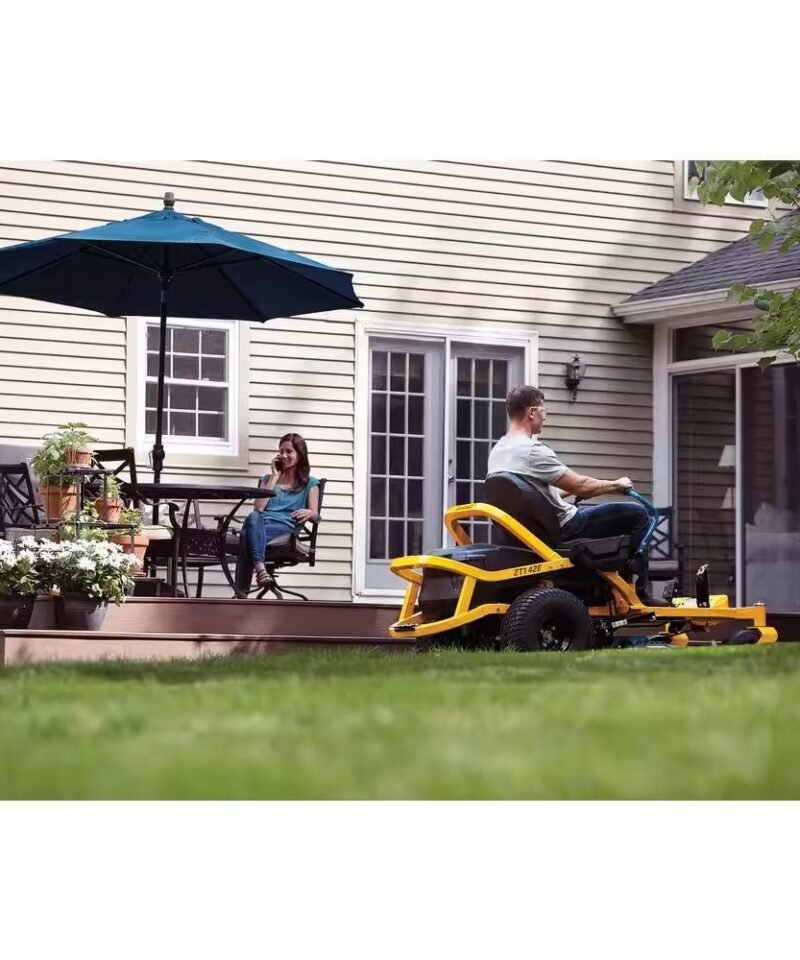 Ultima ZT1 42 In. 56-Volt MAX 60 Ah Battery Lithium-Ion Electric Drive Zero Turn Mower - Image 10