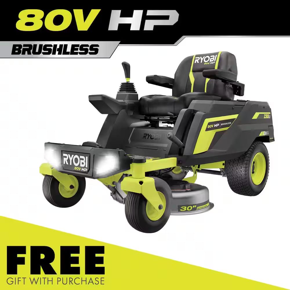 80V HP Brushless 54 In. Battery Electric Cordless Zero Turn Riding Mower (3) 80V Batteries (4) 40V Batteries and Charger - Image 16
