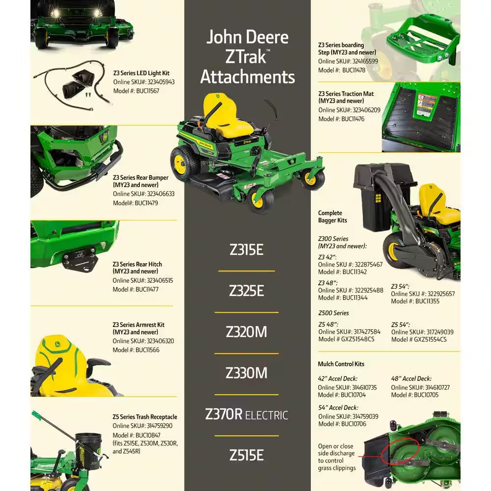 Z315E 42 In. 20 HP Gas Dual Hydrostatic Zero Turn Riding Lawn Mower - Image 4
