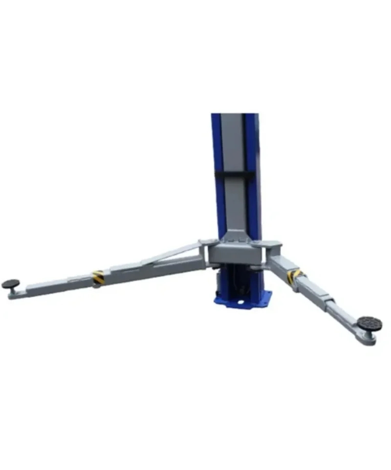 Alternative view of iDEAL TP10KAC-DX 10,000 Lb Two Posts Clear Floor BI-symmetrical Lift – Ali Certified