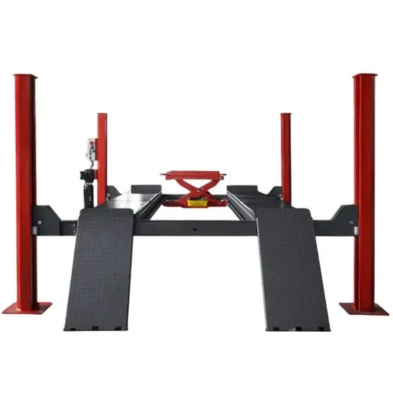 Alternative view of Katool KT-4H150, 4 Post Alignment Lift 15,000 lb – Rolling Jacks Included