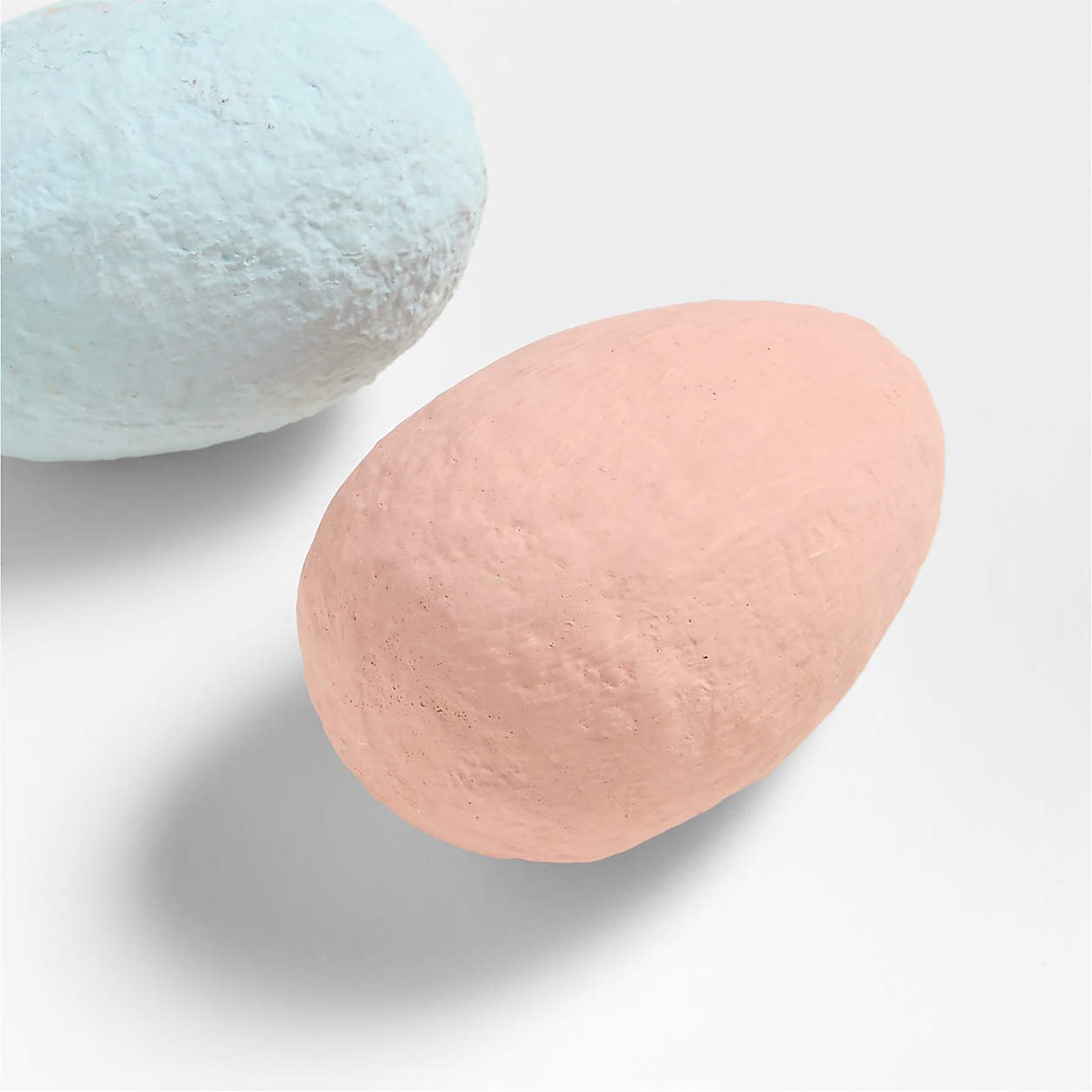 Pastel Colored Cotton Mache Decorative Easter Eggs, Set of 12 - Image 5
