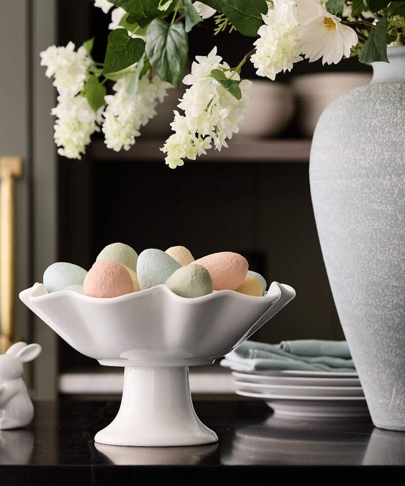 Pastel Colored Cotton Mache Decorative Easter Eggs, Set of 12 - Image 3