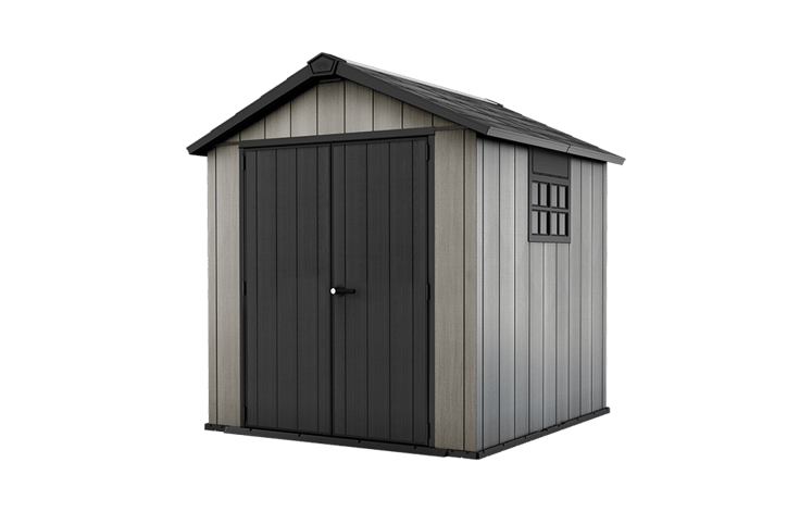 Oakland 7.5×7 Storage Shed Grey